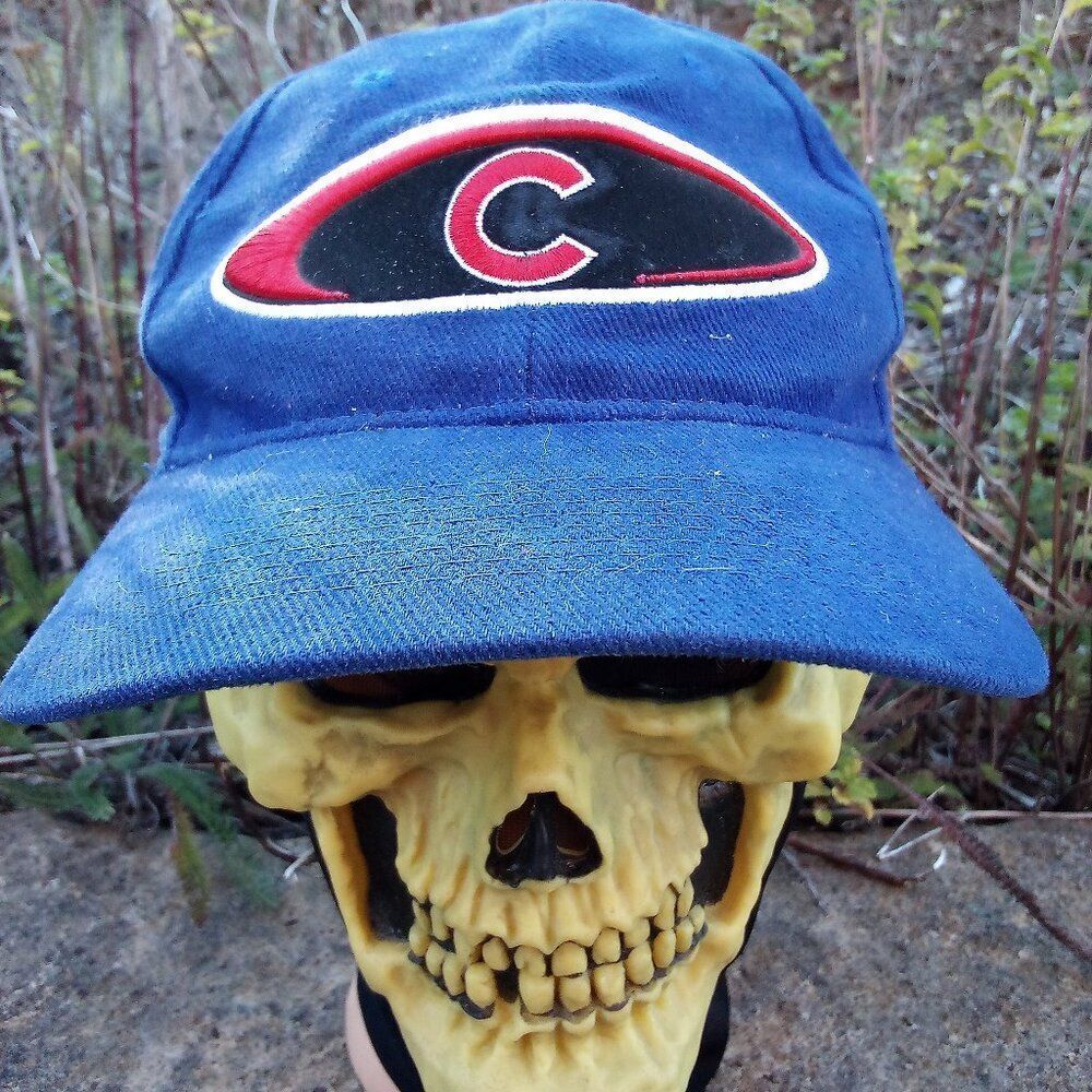 Vintage Drew Pearson Chicago Cubs Strap Back Hat Cap